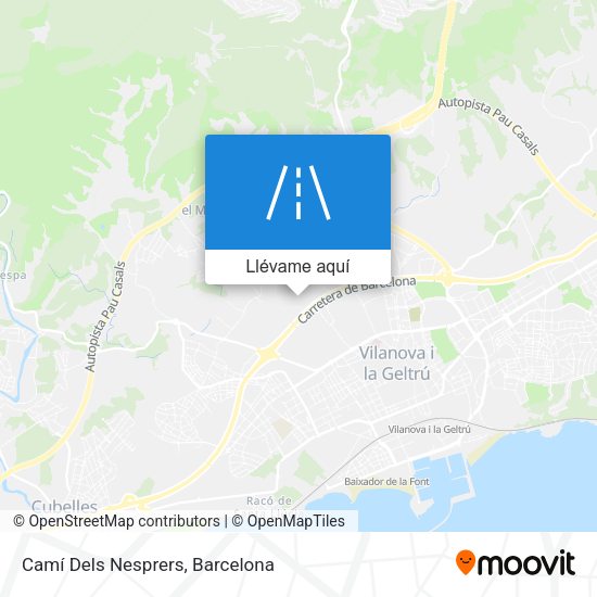 Mapa Camí Dels Nesprers