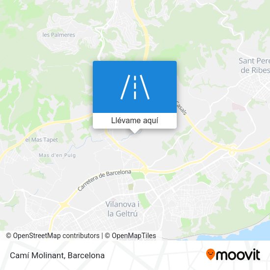 Mapa Camí Molinant