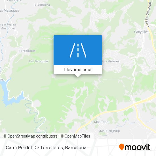 Mapa Camí Perdut De Torrelletes