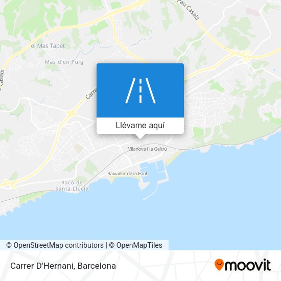 Mapa Carrer D'Hernani