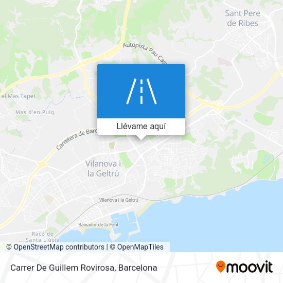 Mapa Carrer De Guillem Rovirosa