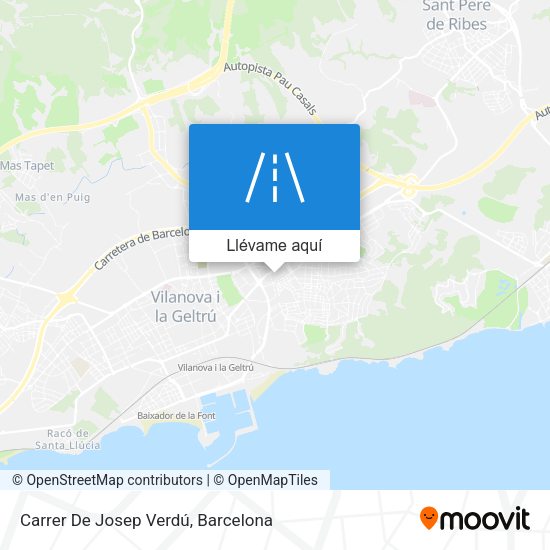 Mapa Carrer De Josep Verdú