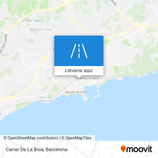 Mapa Carrer De La Boia