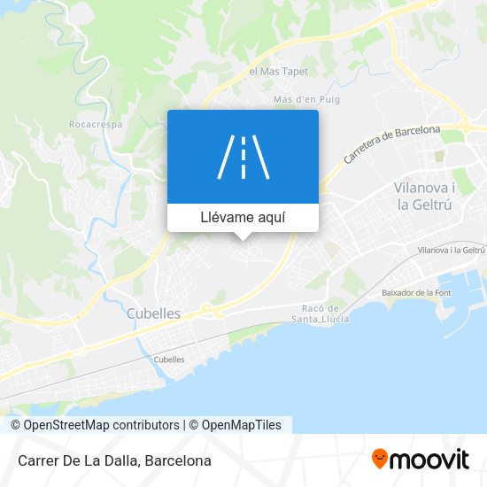 Mapa Carrer De La Dalla
