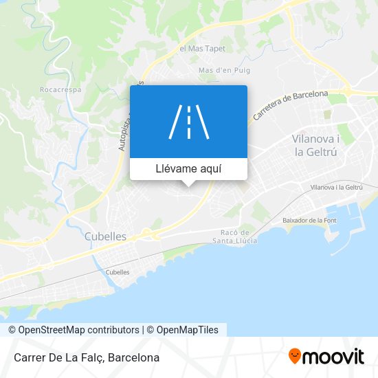 Mapa Carrer De La Falç