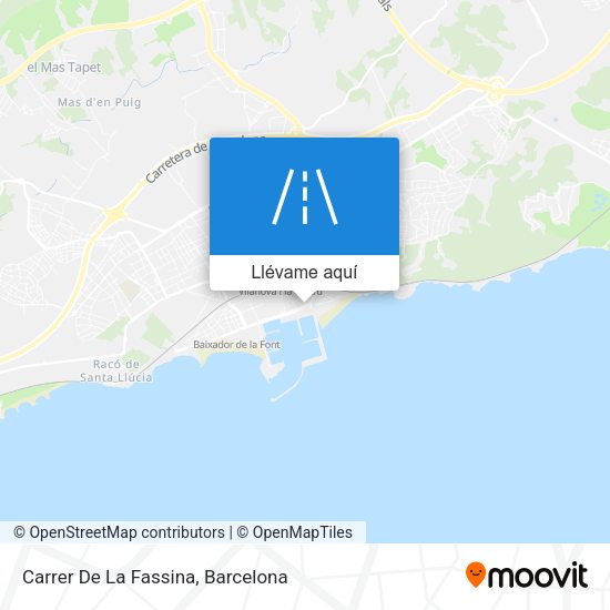 Mapa Carrer De La Fassina