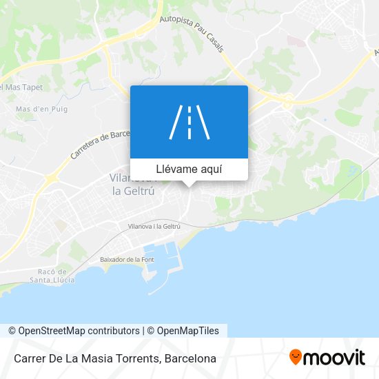 Mapa Carrer De La Masia Torrents