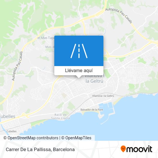 Mapa Carrer De La Pallissa