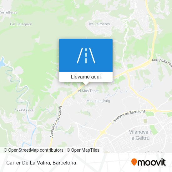 Mapa Carrer De La Valira