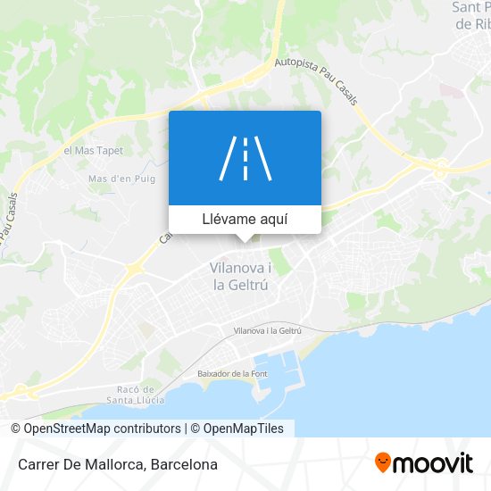 Mapa Carrer De Mallorca
