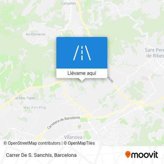 Mapa Carrer De S. Sanchís