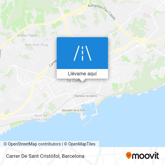 Mapa Carrer De Sant Cristòfol