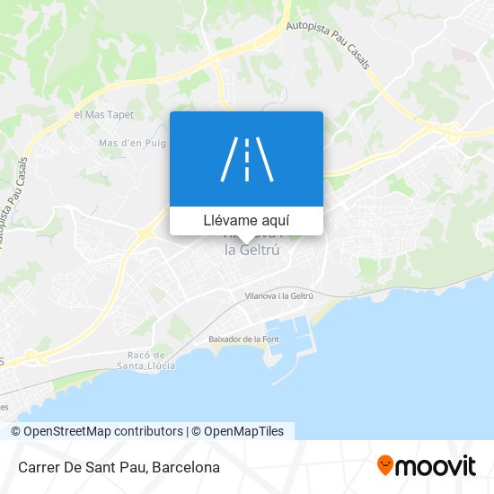 Mapa Carrer De Sant Pau