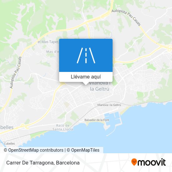 Mapa Carrer De Tarragona