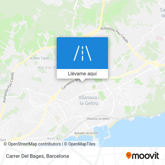 Mapa Carrer Del Bages