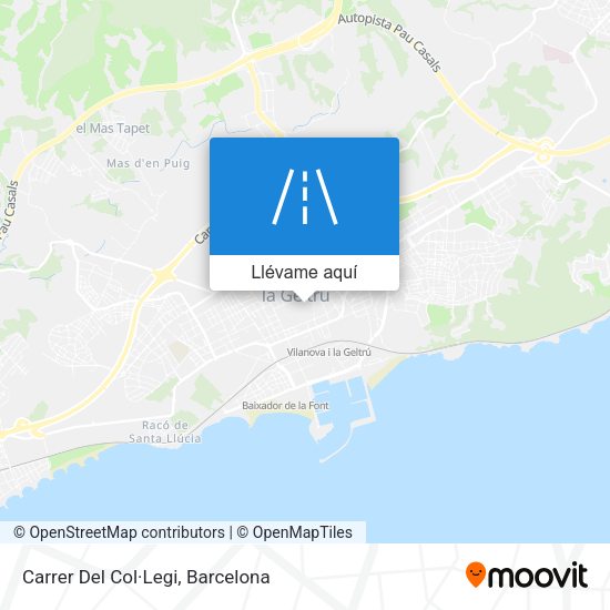 Mapa Carrer Del Col·Legi