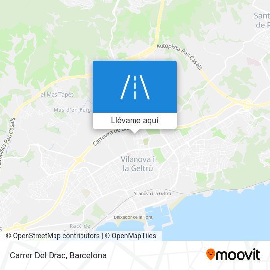 Mapa Carrer Del Drac