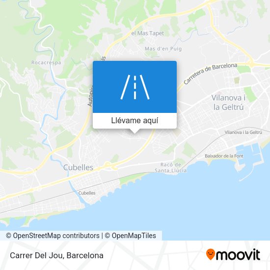 Mapa Carrer Del Jou