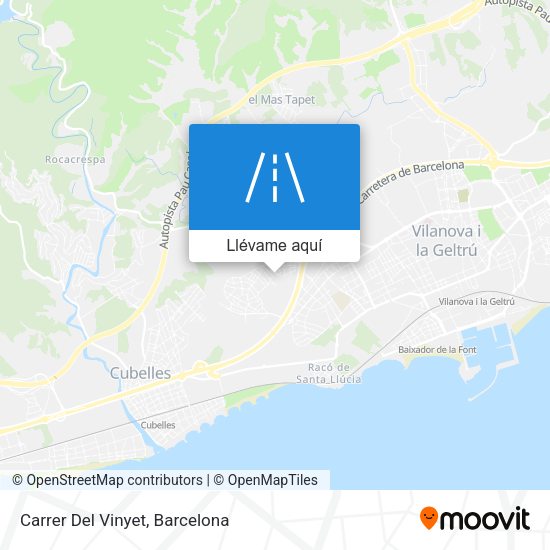 Mapa Carrer Del Vinyet