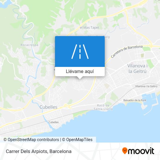 Mapa Carrer Dels Arpiots