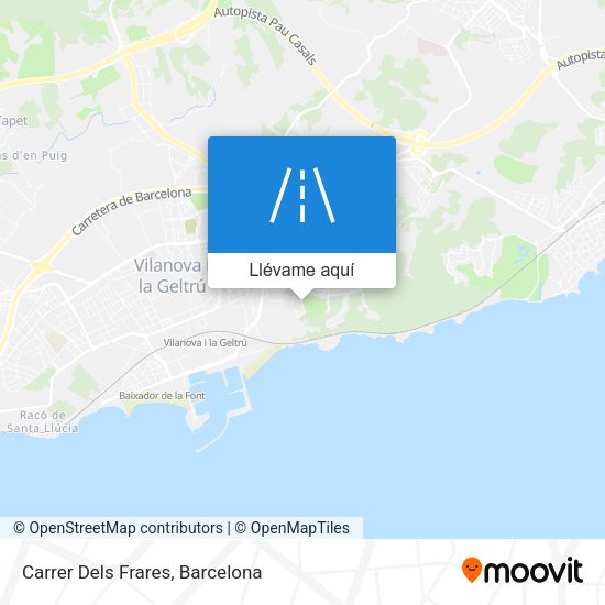 Mapa Carrer Dels Frares