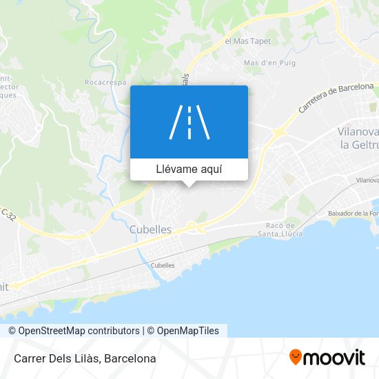 Mapa Carrer Dels Lilàs