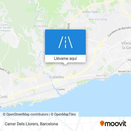 Mapa Carrer Dels Llorers