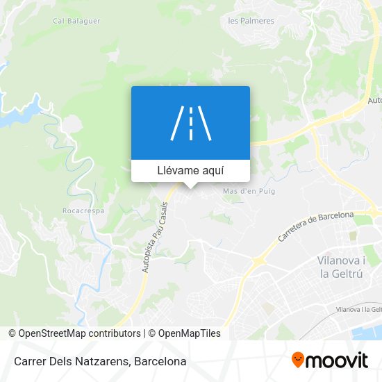 Mapa Carrer Dels Natzarens