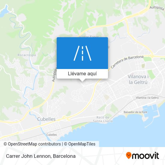 Mapa Carrer John Lennon