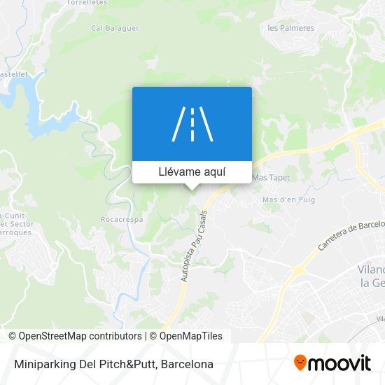 Mapa Miniparking Del Pitch&Putt