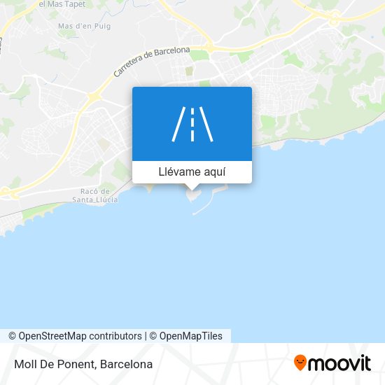 Mapa Moll De Ponent