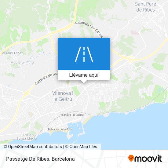 Mapa Passatge De Ribes