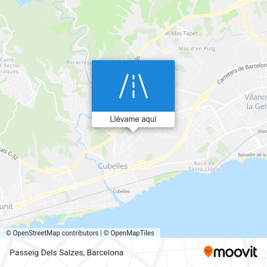 Mapa Passeig Dels Salzes