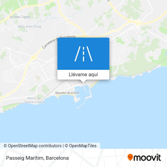 Mapa Passeig Marítim