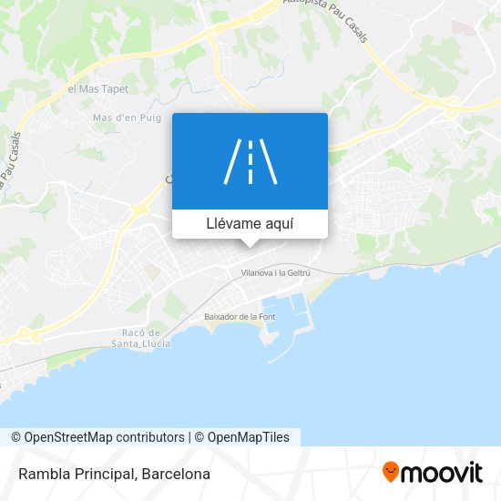 Mapa Rambla Principal