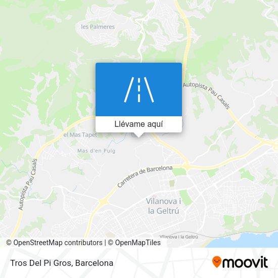 Mapa Tros Del Pi Gros