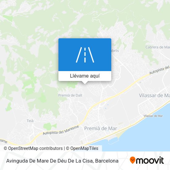 Mapa Avinguda De Mare De Déu De La Cisa