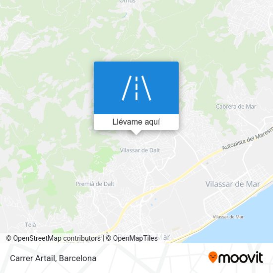 Mapa Carrer Artail