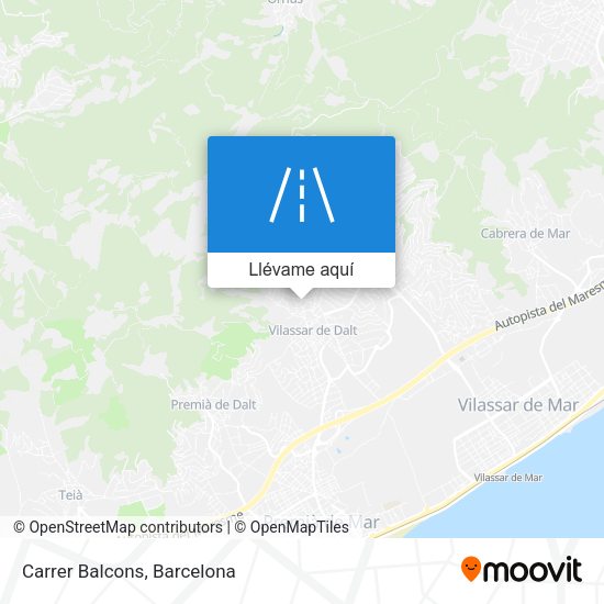 Mapa Carrer Balcons
