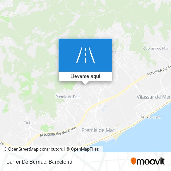 Mapa Carrer De Burriac