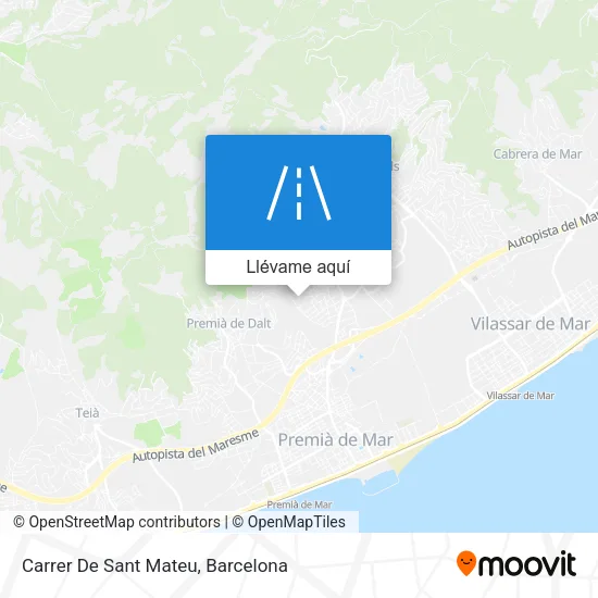 Mapa Carrer De Sant Mateu