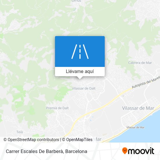 Mapa Carrer Escales De Barberà