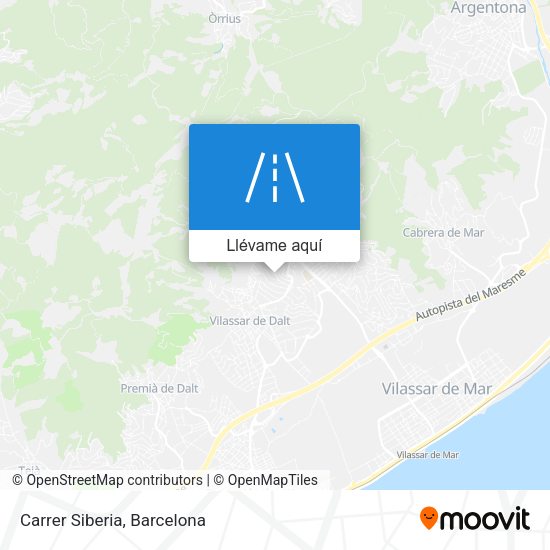Mapa Carrer Siberia