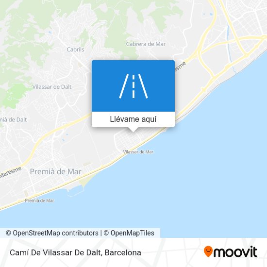 Mapa Camí De Vilassar De Dalt