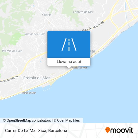 Mapa Carrer De La Mar Xica