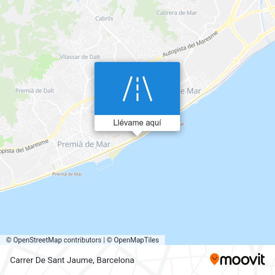 Mapa Carrer De Sant Jaume