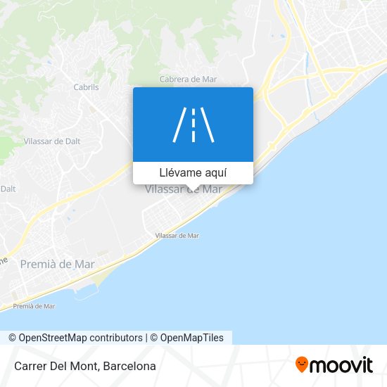 Mapa Carrer Del Mont