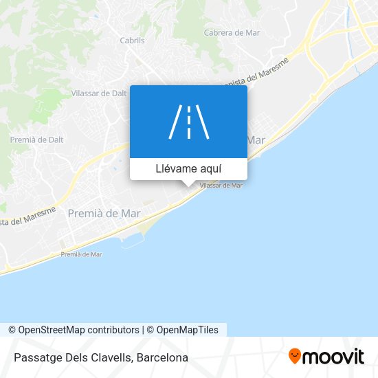 Mapa Passatge Dels Clavells