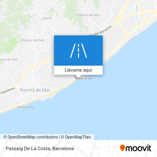 Mapa Passeig De La Costa