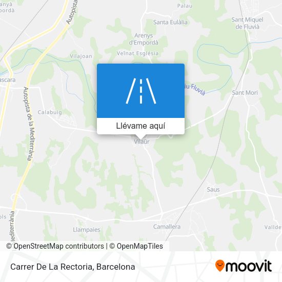 Mapa Carrer De La Rectoria